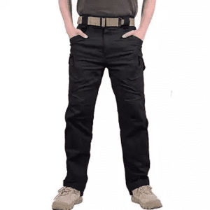 Black Zip Pocket Cargo Trouser
