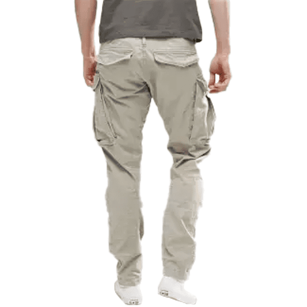grey stylish pocket cargo trouser for men 2