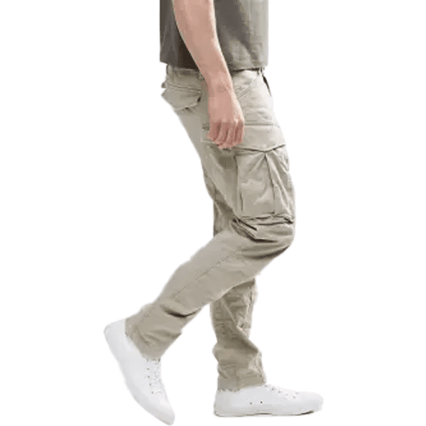 grey stylish pocket cargo trouser for men 3