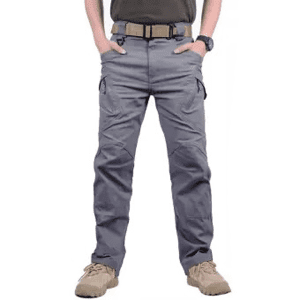 Grey Zip Pocket Cargo Trouser