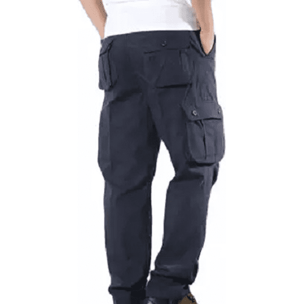 navy blue cargo trouser for men 2