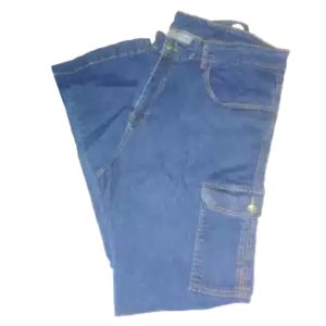 Blue Side Pocket Denim Jeans