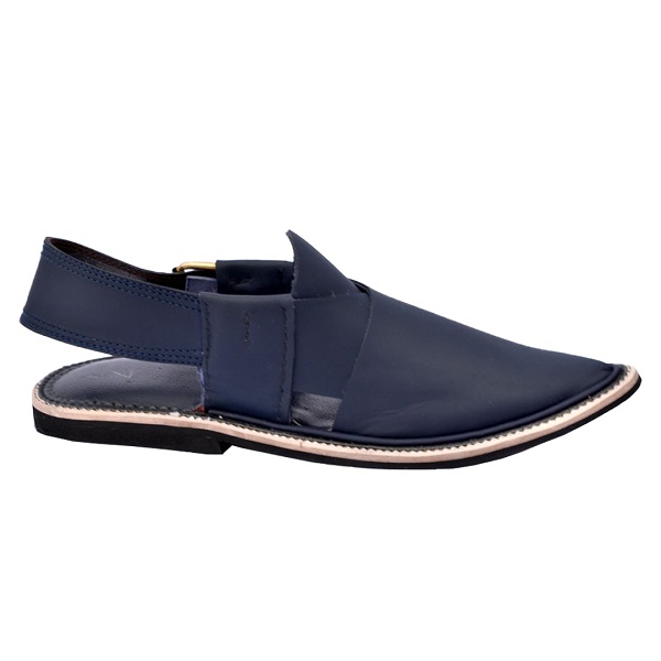 blue traditional peshawari sandal for men 3