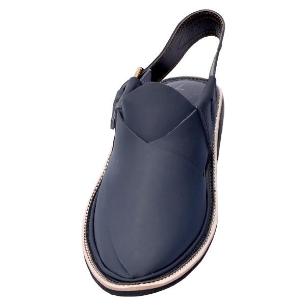 blue traditional peshawari sandal for men 4