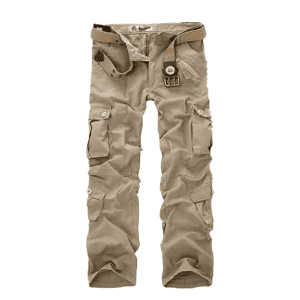 Khaki Multi Pocket Cargo Trouser