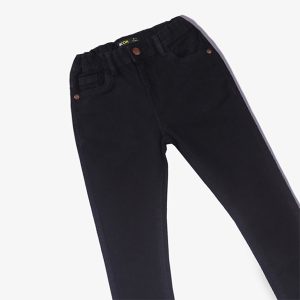 Basic Zip-Fly Black Jeans