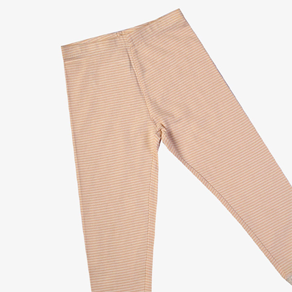 beige mothercare striped trouser for baby girls 2