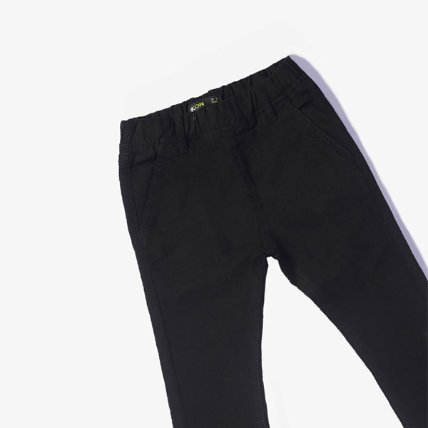 black coloured pull on pants for boys-3