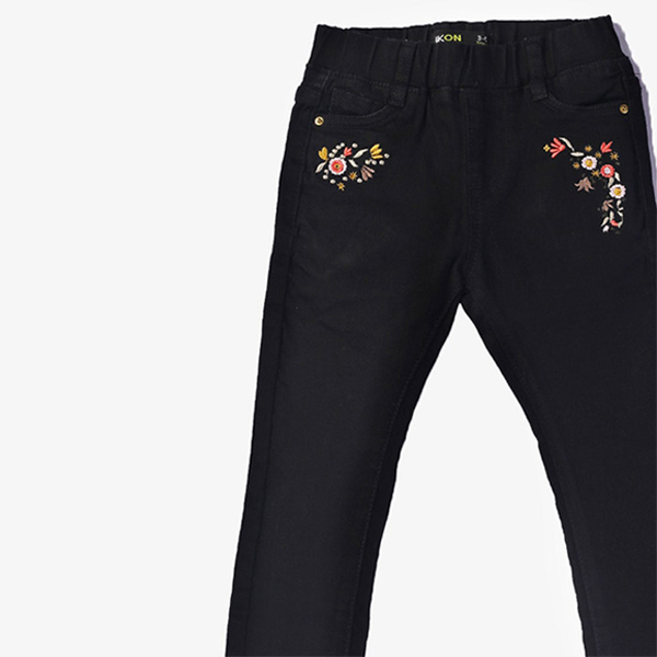 black embroidered jeans for girls 4