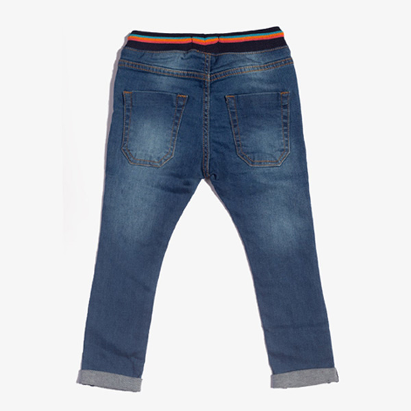 dark blue coloured waistband jeans for baby boys 2