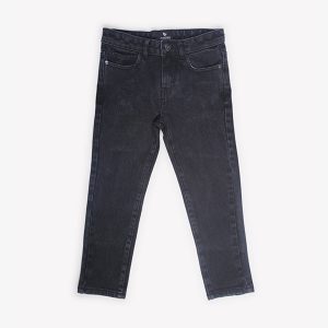 Five Pocket Black Jeans For Boys