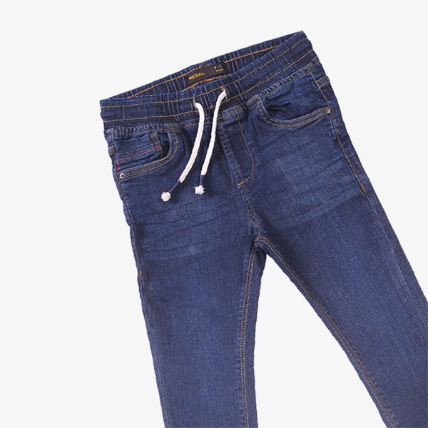 five pocket dark blue jeans for boys-1