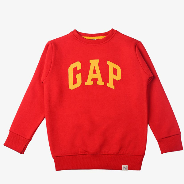 gap red sweatshirt