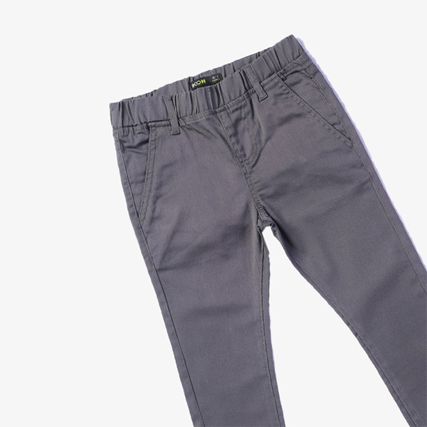 grey coloured pull on pants for boys-3