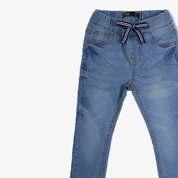 light blue basic pull on jeans for baby boys-4