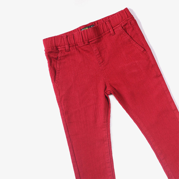 maroon coloured pull on pants for boys-3