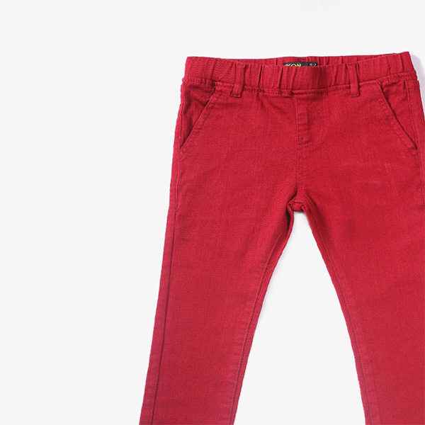 maroon coloured pull on pants for boys-4