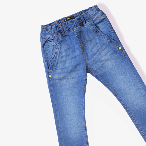 mid blue cross pocket jeans for boys-3