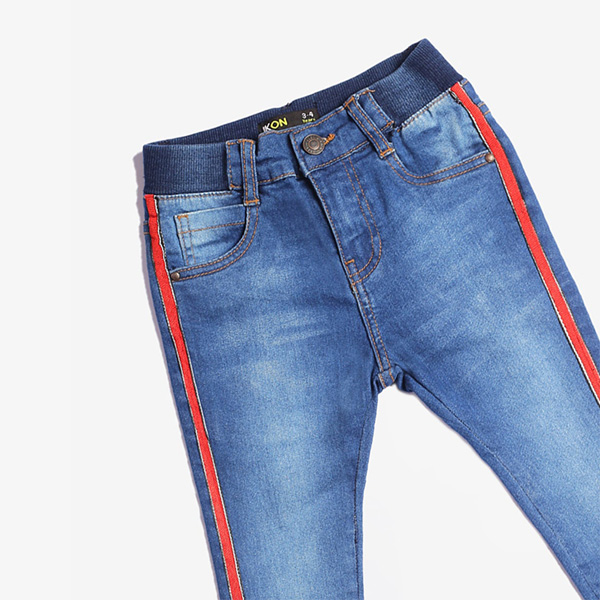 mid blue red tape jeans for baby boys-3