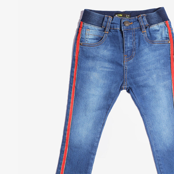 mid blue red tape jeans for baby boys-4