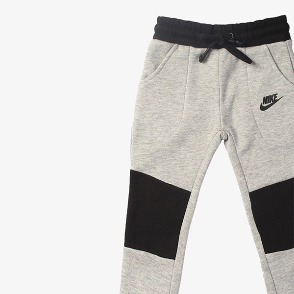 nike grey and black panel trouser for boys-4
