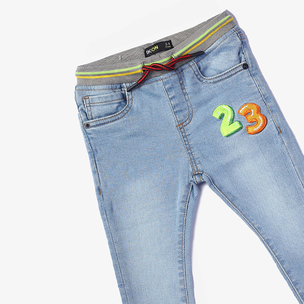 no. 23 badge jeans