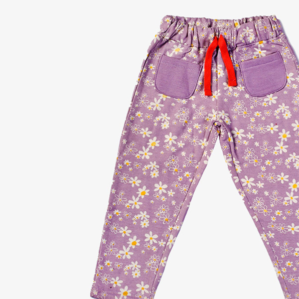 purple mo printed trouser for girls 4