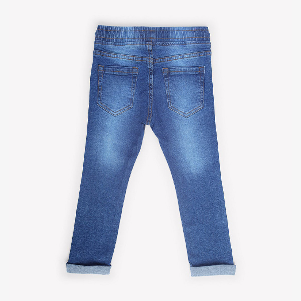 regal mid blue drawstring waist jeans for boys-3-new