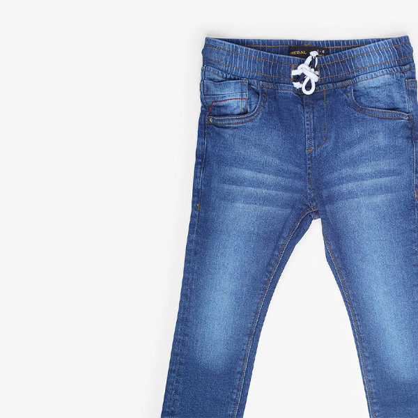 regal mid blue drawstring waist jeans for boys-4-new