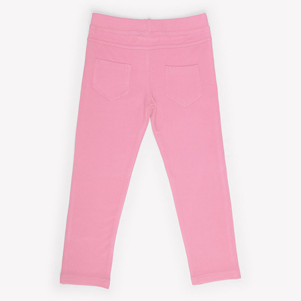 soft touch light pink jegging jeans for baby girls 2