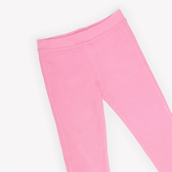 soft touch light pink jegging jeans for baby girls 3