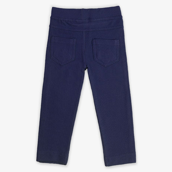 soft touch navy blue jegging jeans for baby girls 2