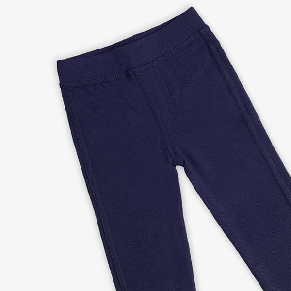soft touch navy blue jegging jeans for baby girls 3