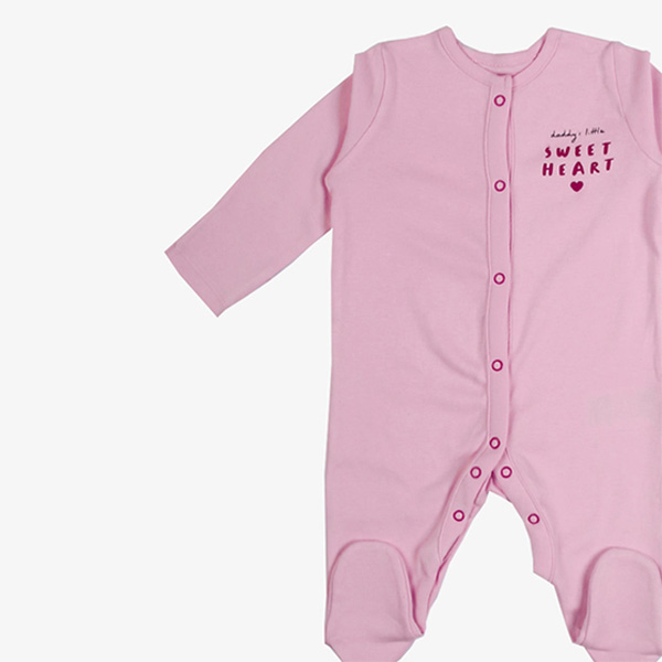 sweet heart print bodysuit for newborn baby 2