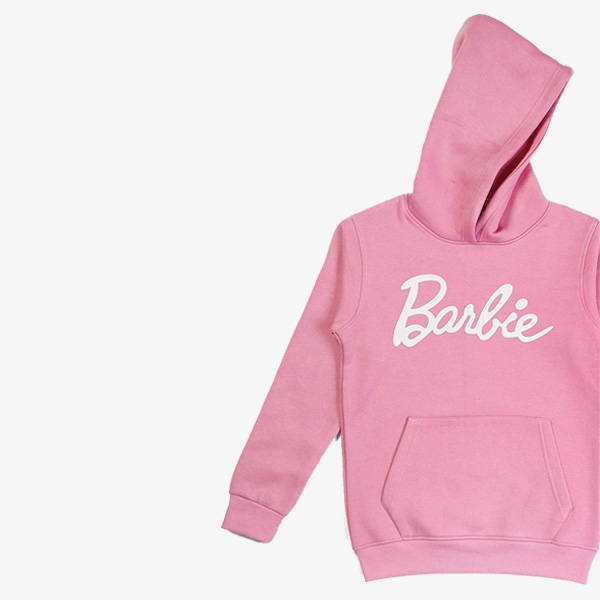 t-hilfiger pink barbie hoodie for girls 2