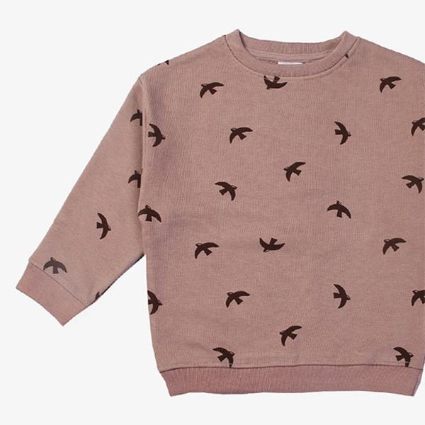 zara bird print sweatshirt for newborn baby 3