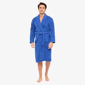 Men Shawl Collar Bathrobe