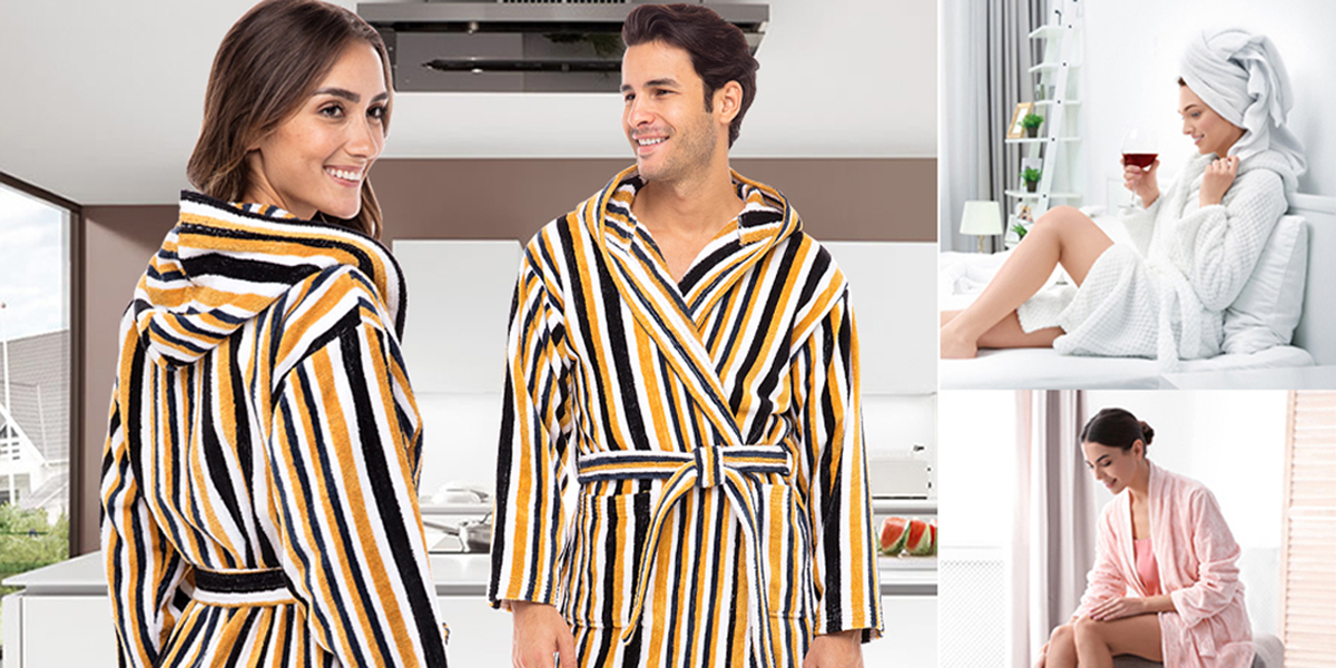 terry cotton unisex bathrobes for a luxurious experience