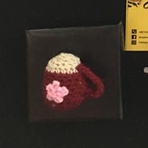 crochet mug wall hanging
