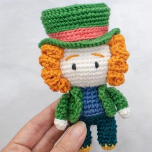 mad hatter crochet doll