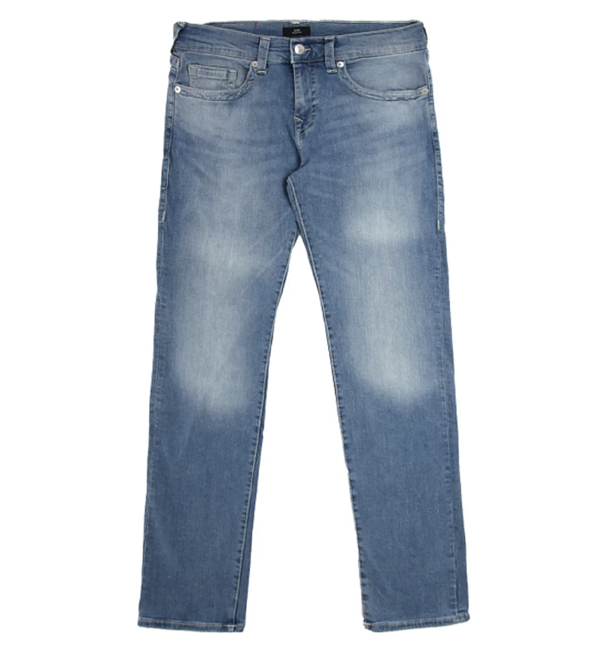 true religion medium wash blue slim fit jeans